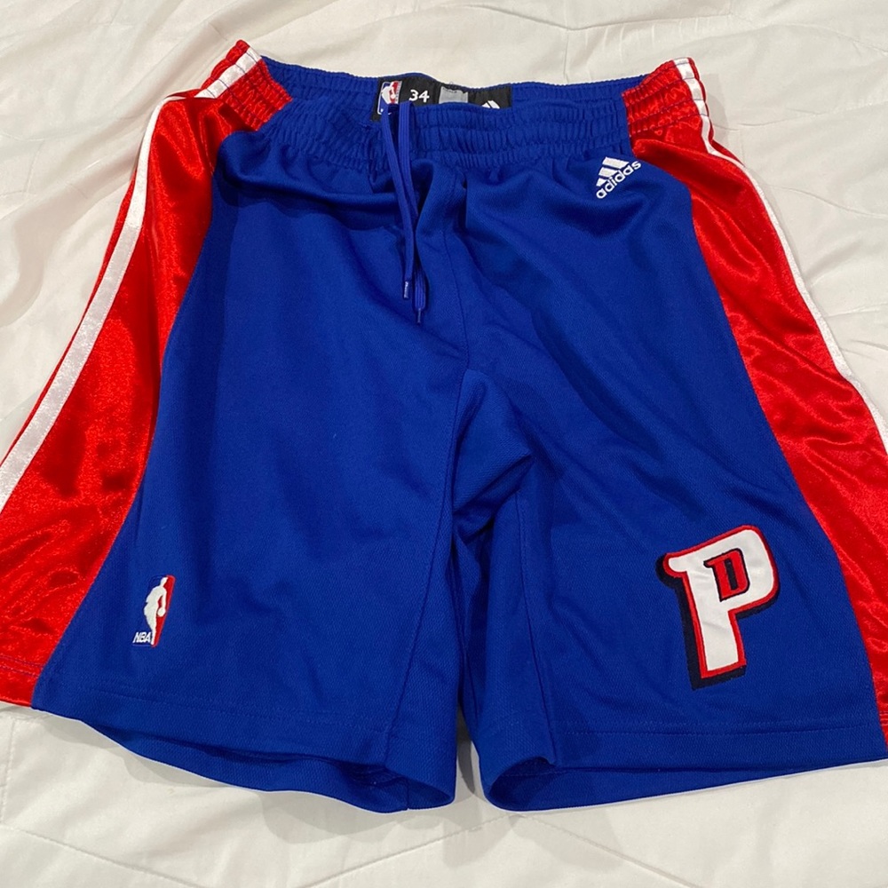 Authentic Detroit Pistons Basketball Shorts